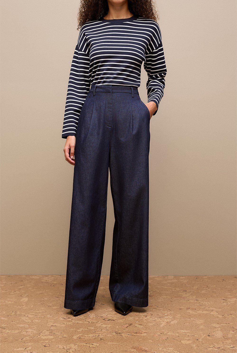 Denim Tailored Pant