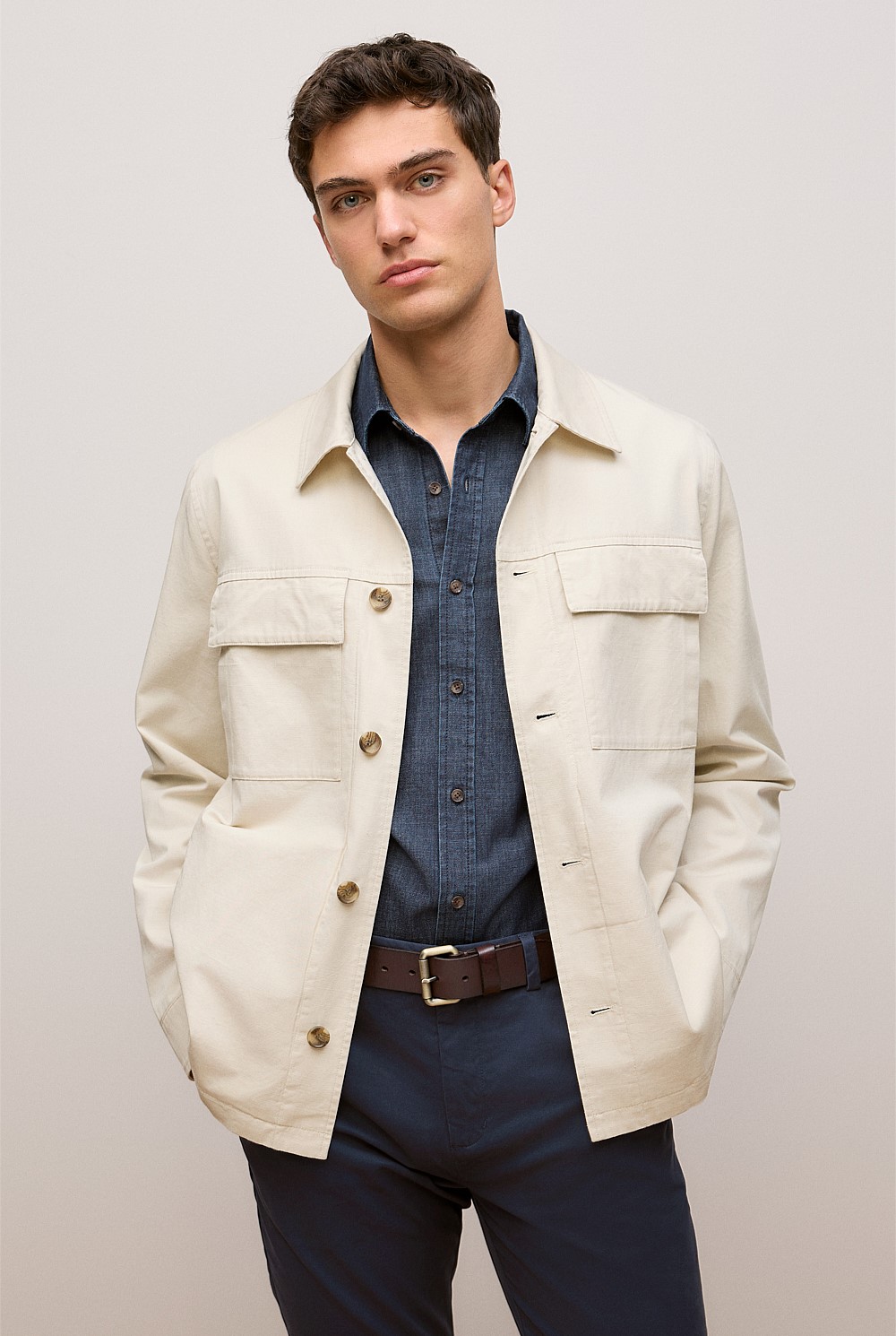 Cotton Twill Chore Jacket