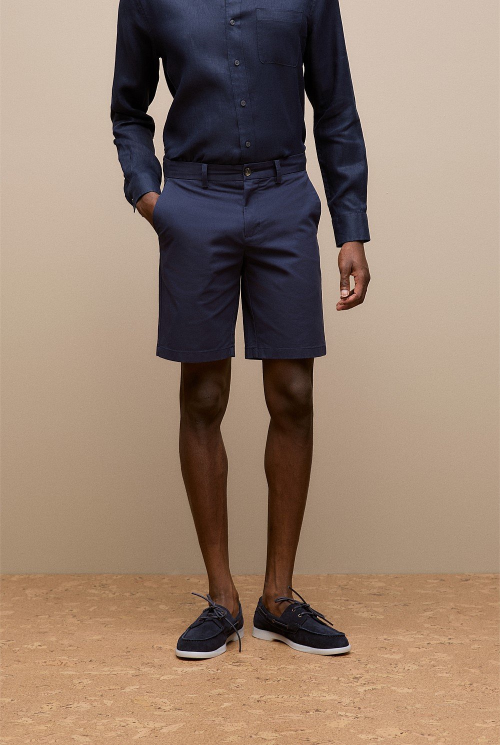 Stretch Cotton Chino Short