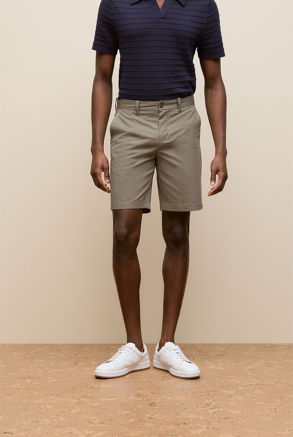 Stretch Cotton Chino Short