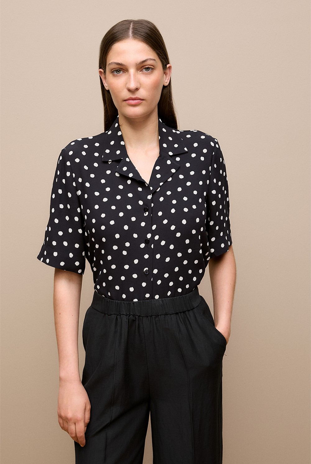 Spot Camp Collar Shirt