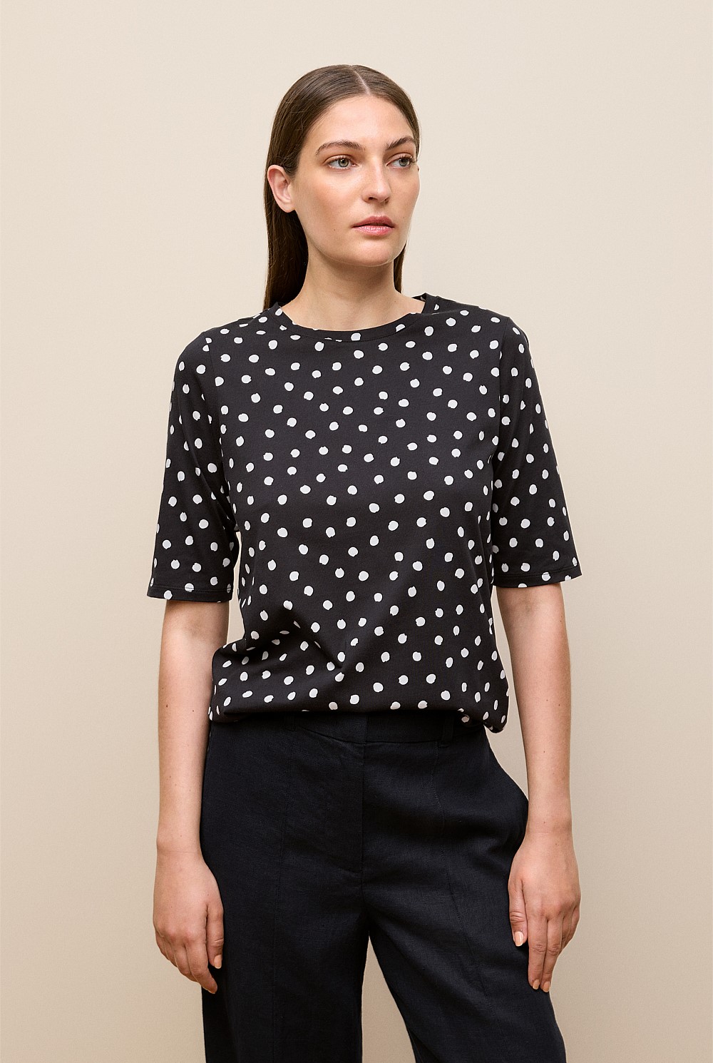 Spot Half Sleeve T-shirt