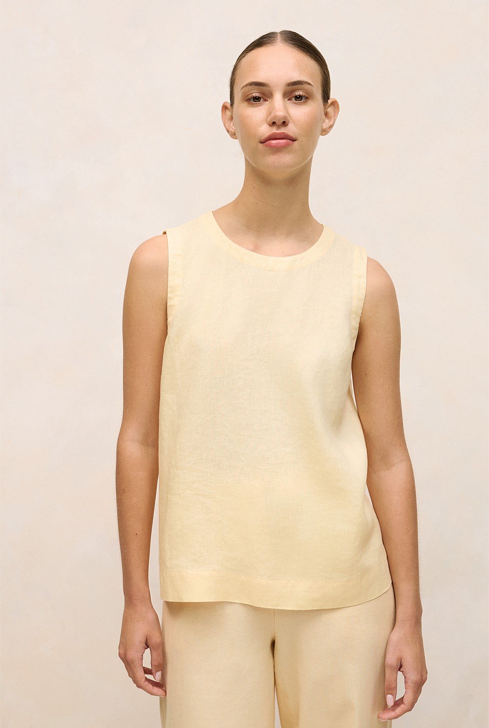 Delave Linen Shell Tank