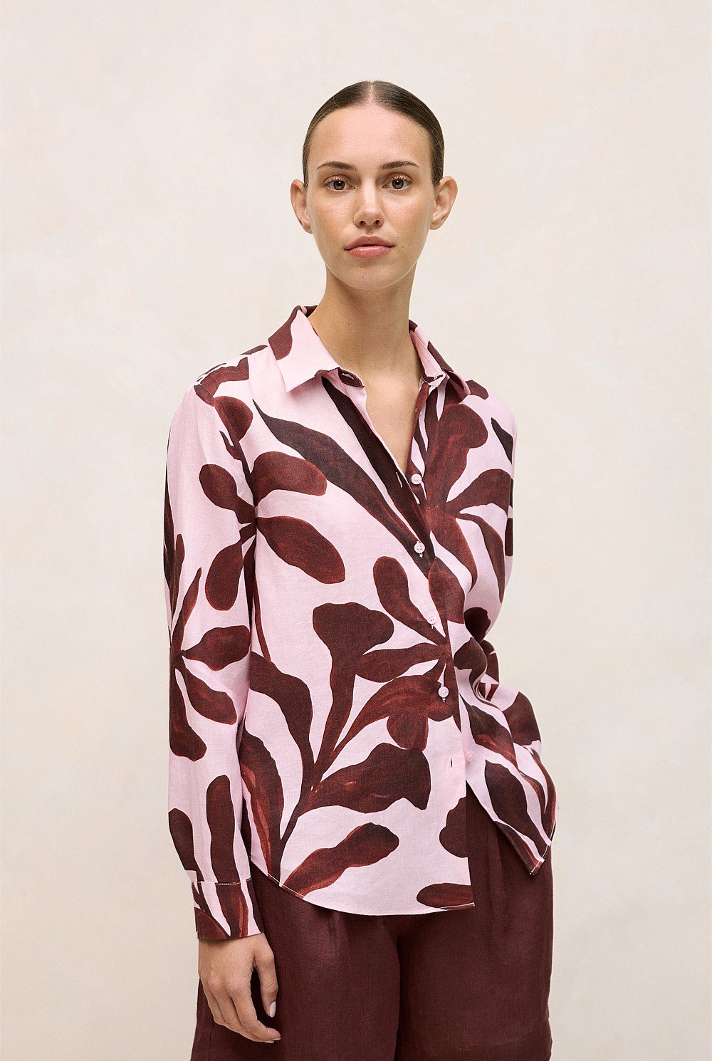 Wakame Linen Long Sleeve Shirt