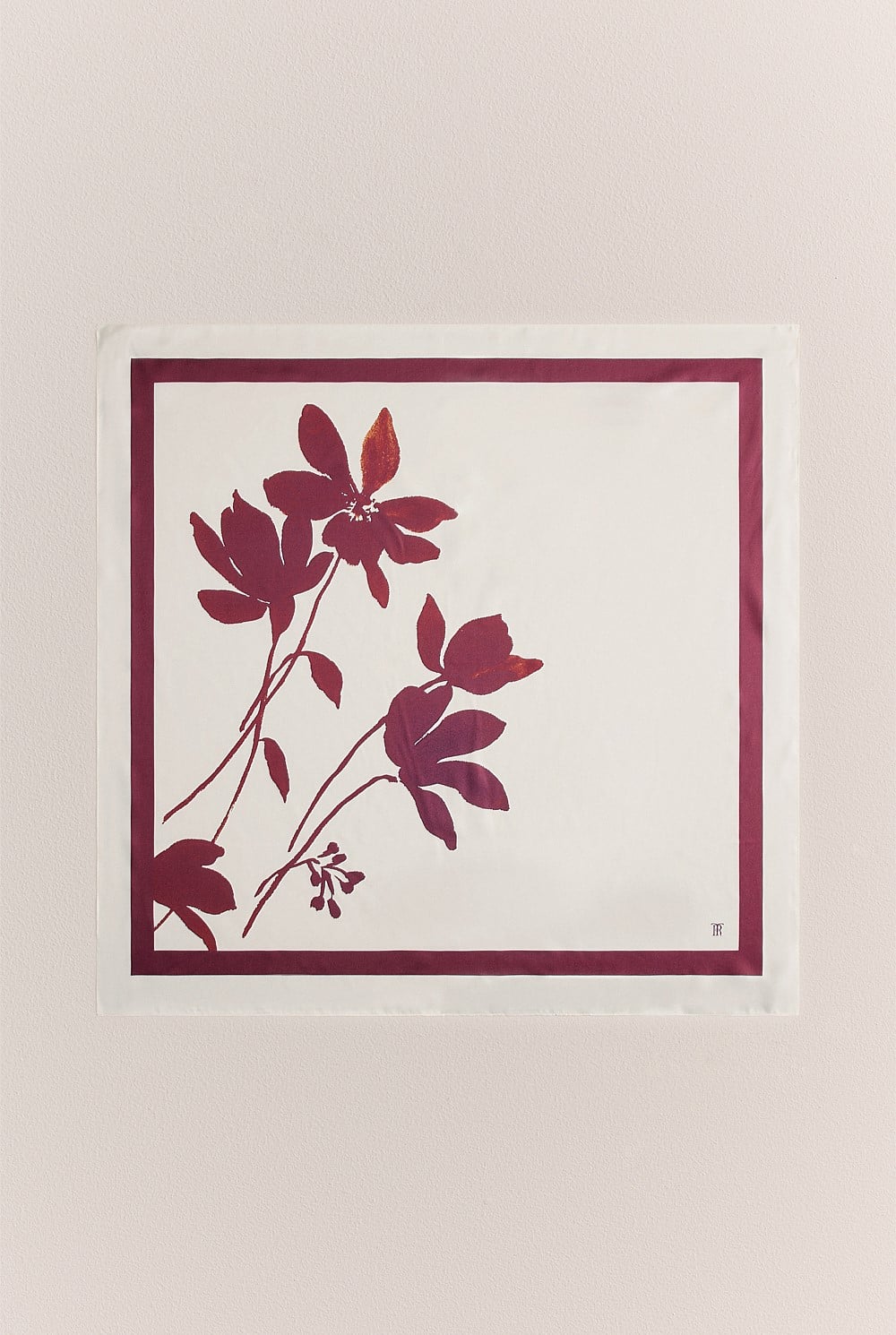 Wren Floral Silk Scarf
