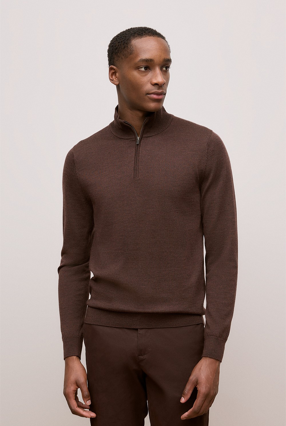 Merino Half Zip