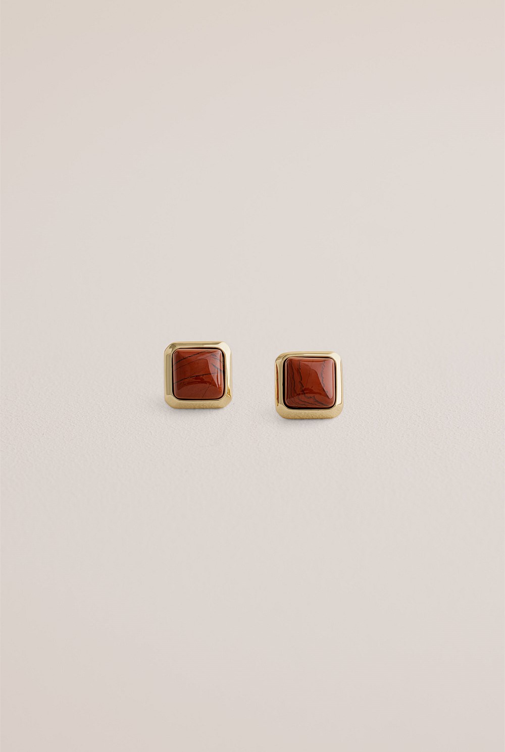 Nerina Jasper Stud Earrings
