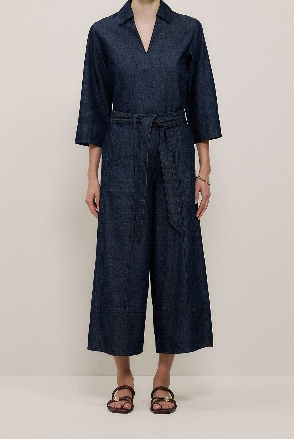 Soft Denim Culotte