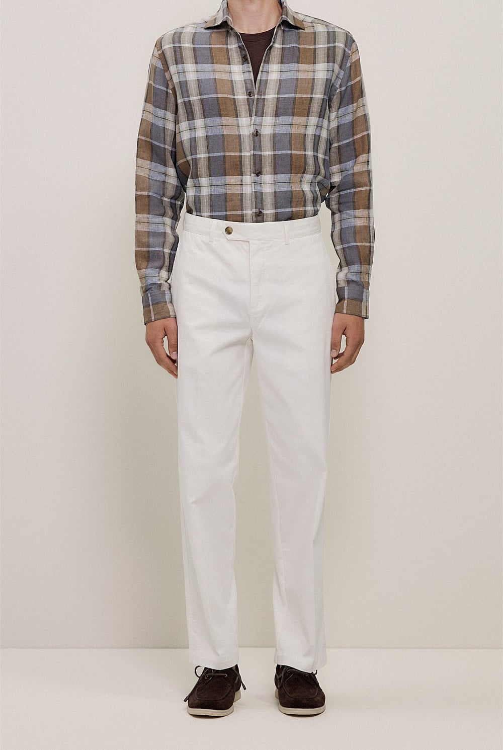 Cotton Twill Tailored Pant