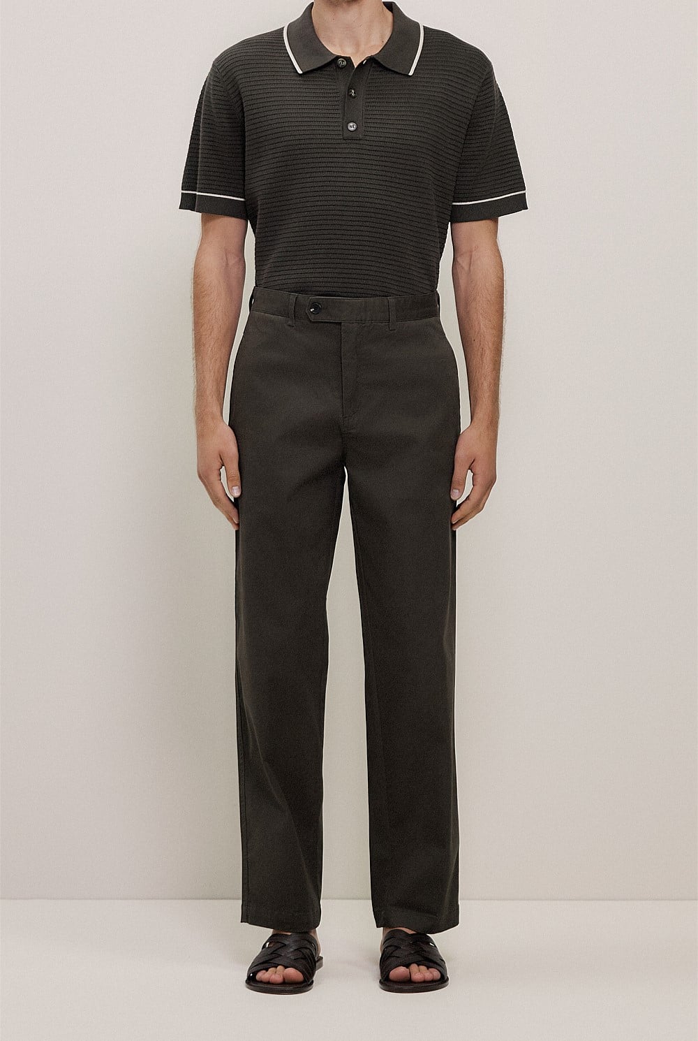 Cotton Twill Tailored Pant