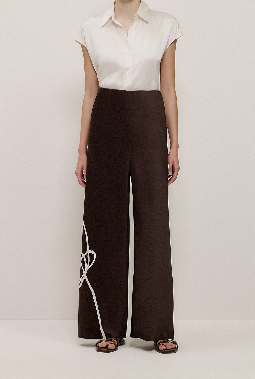 Camie Lyons x Trenery Silk Pant