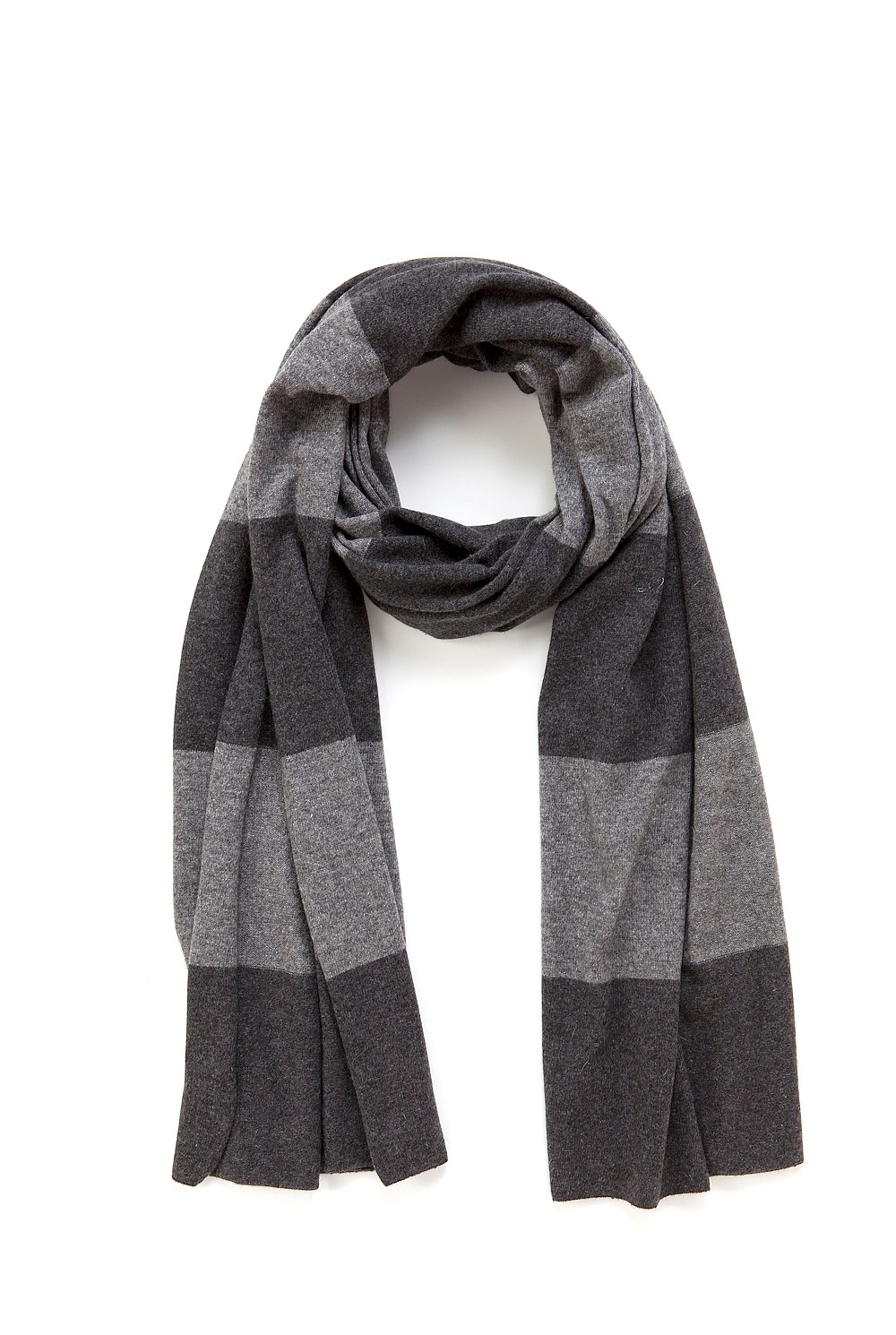 Large Block Stripe Scarf