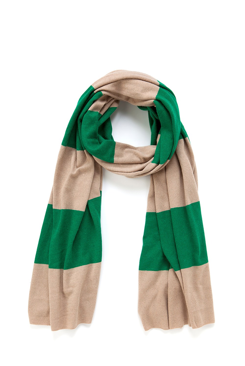 Large Block Stripe Scarf