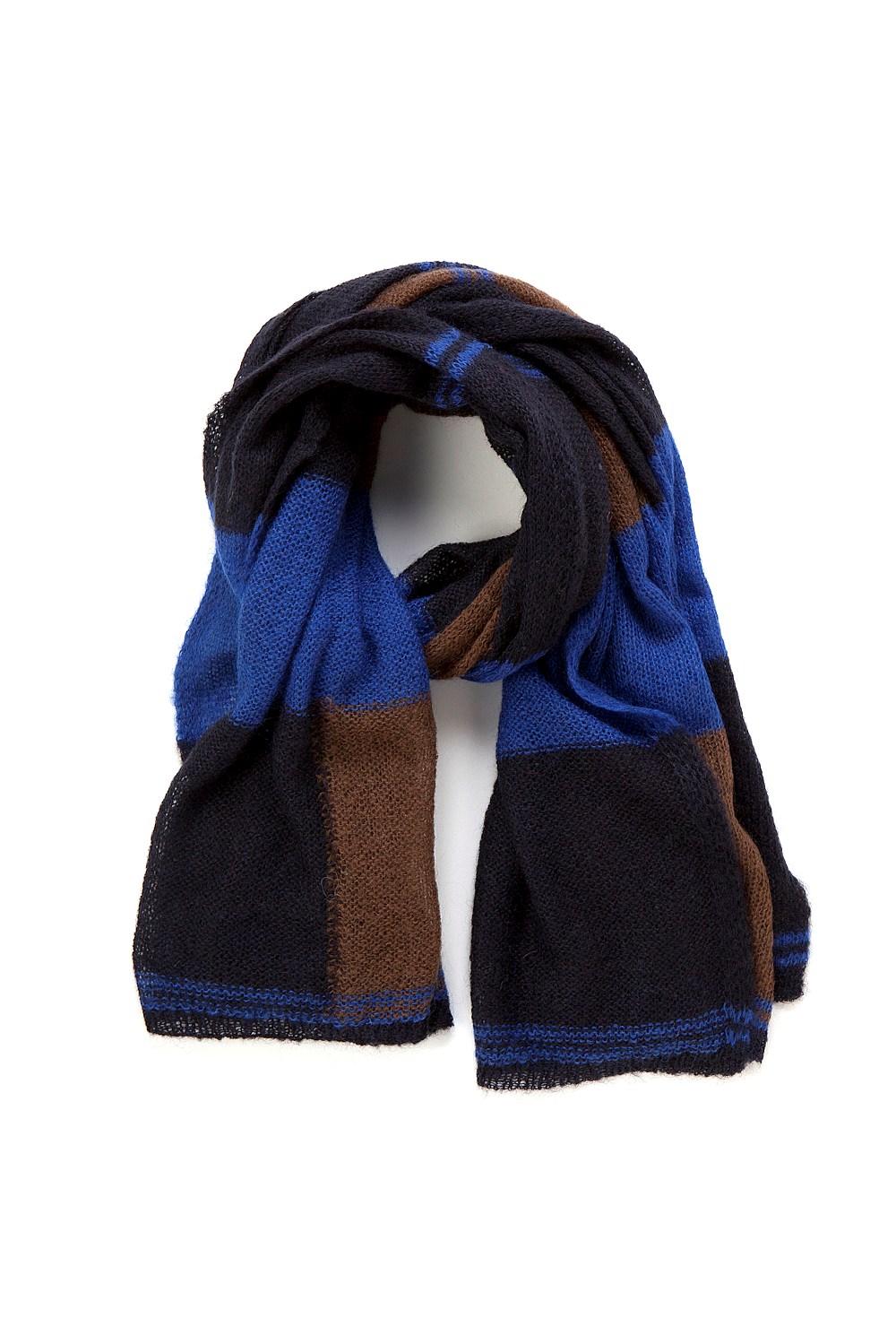 Mohair Check Wrap