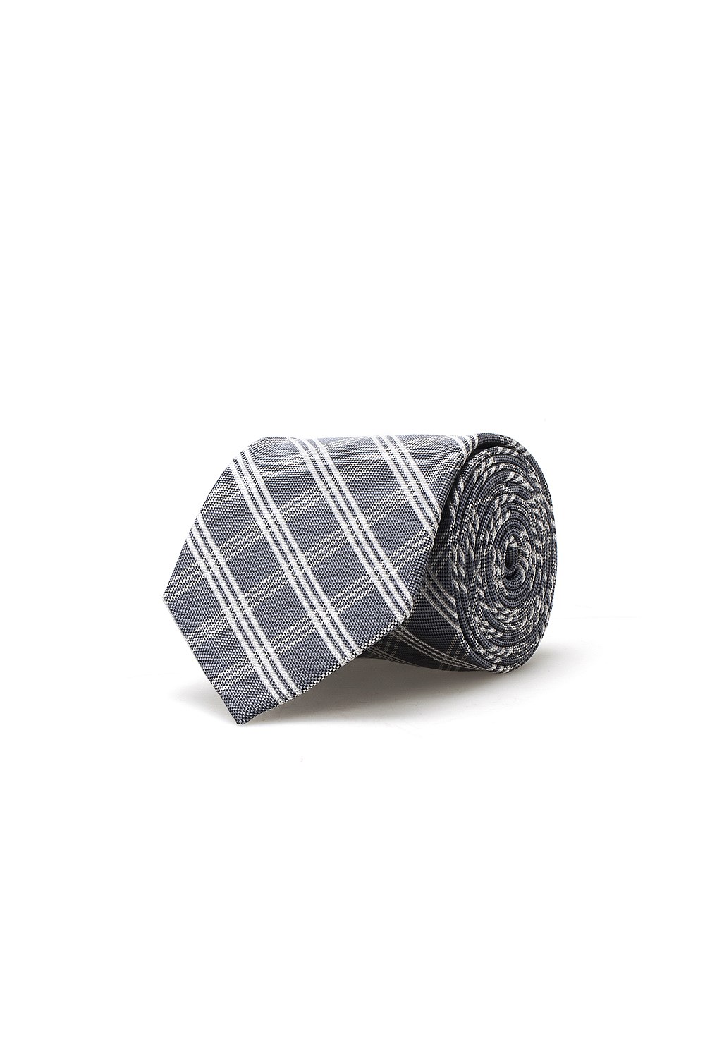 Textural Spaced Check Tie