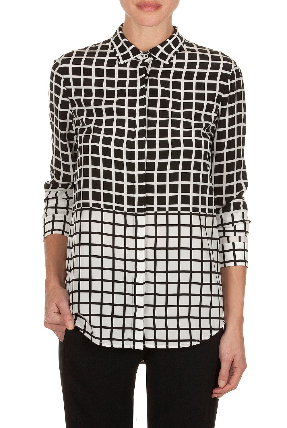 Graphic Silk Shirt