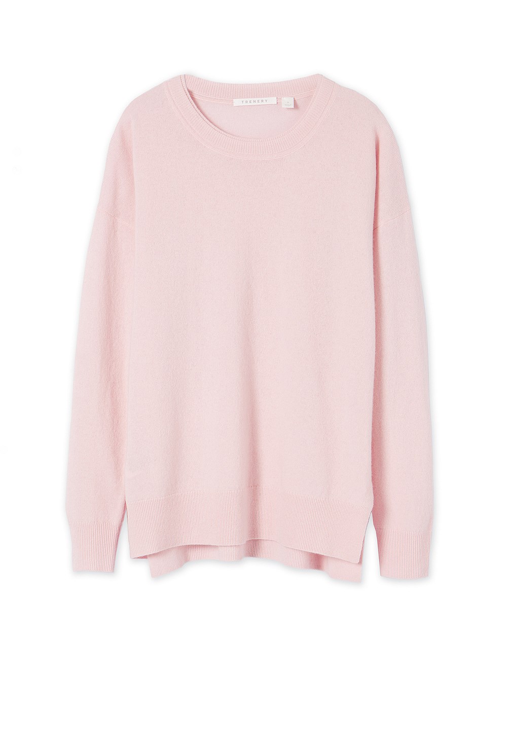 Step Hem Merino Cashmere Pullover