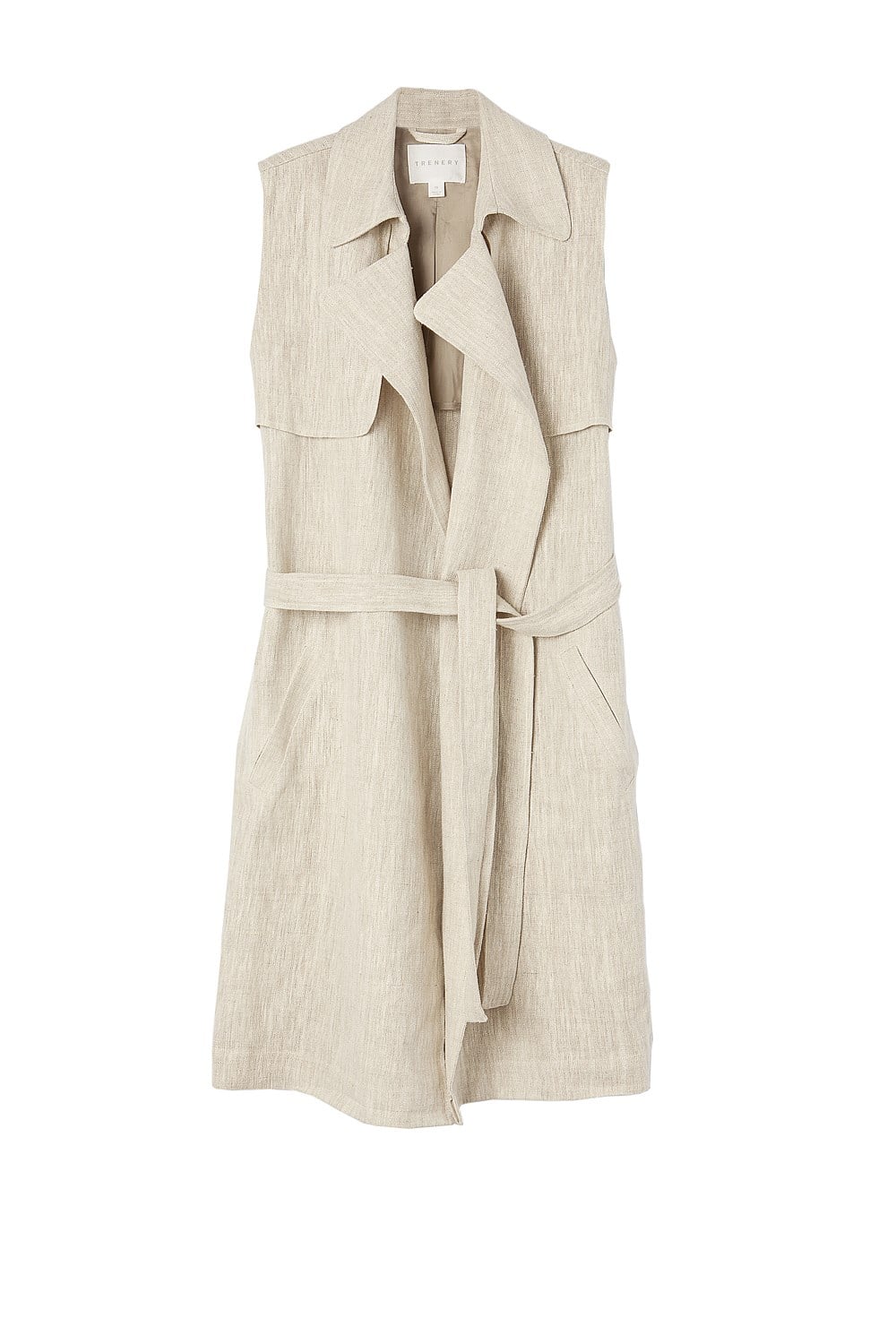 Flax Longline Vest