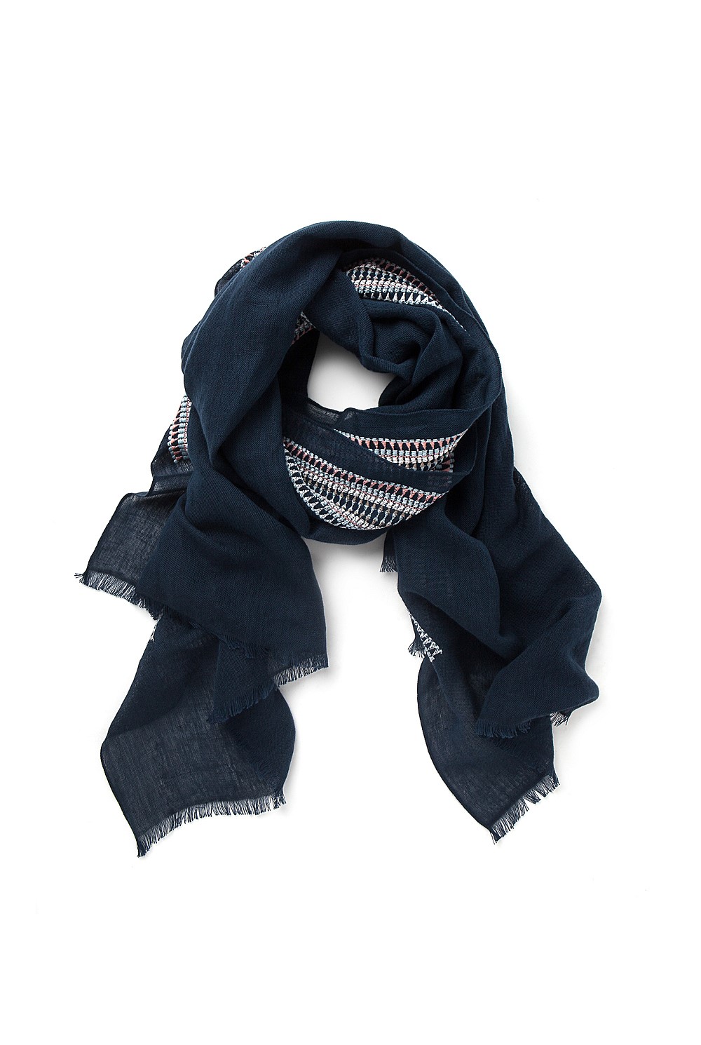 Mali Embroidered Scarf