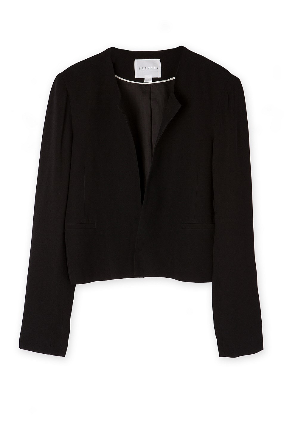 Clean Line Jacket Black Clean Draped Jacket - WOMEN Jackets & Coats | Trenery