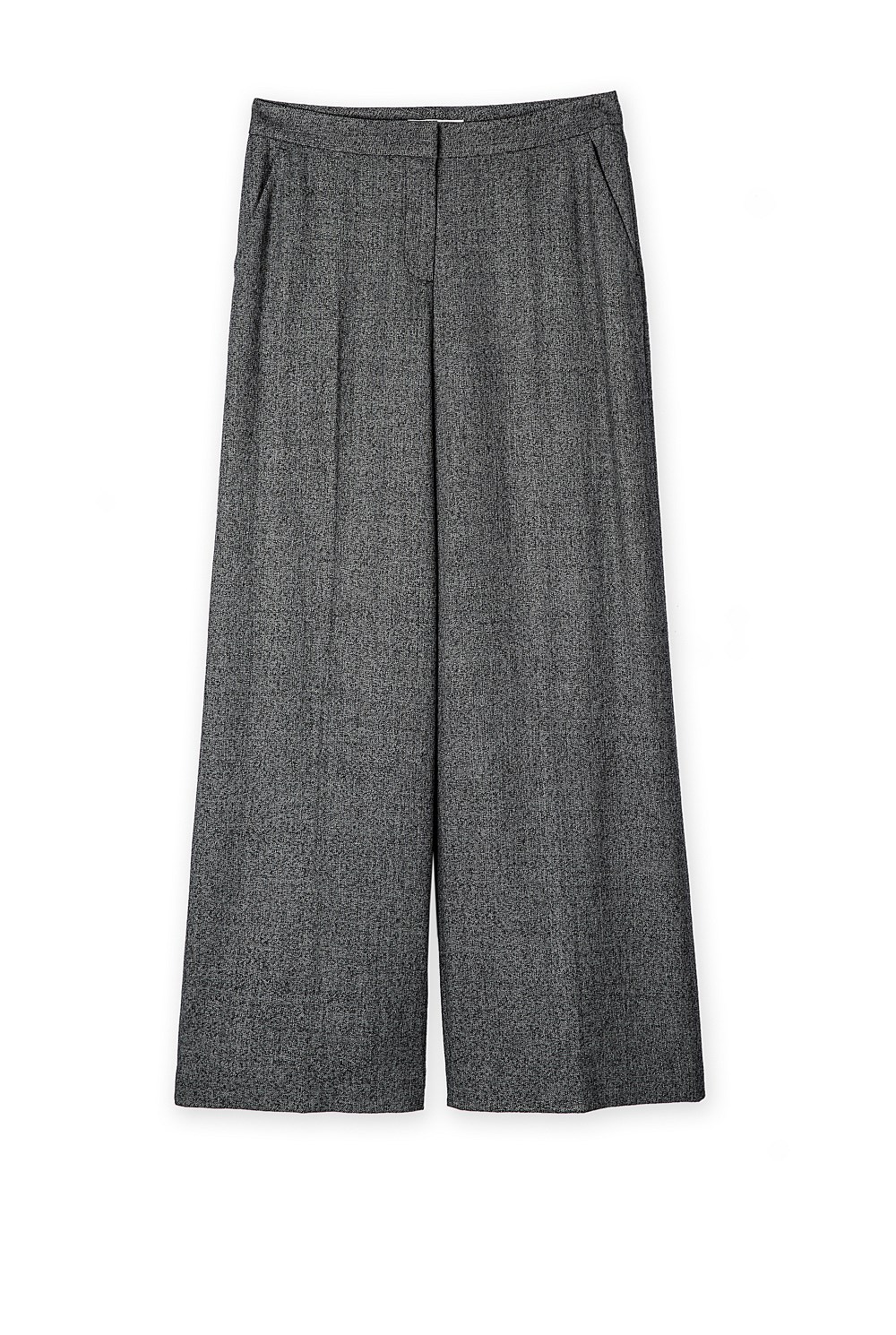 Textured Wide Leg Pant