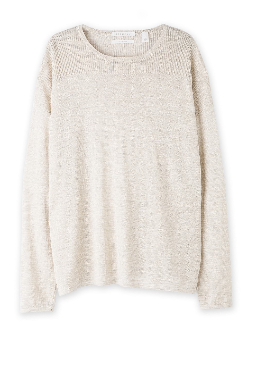 Printed Linen Knit