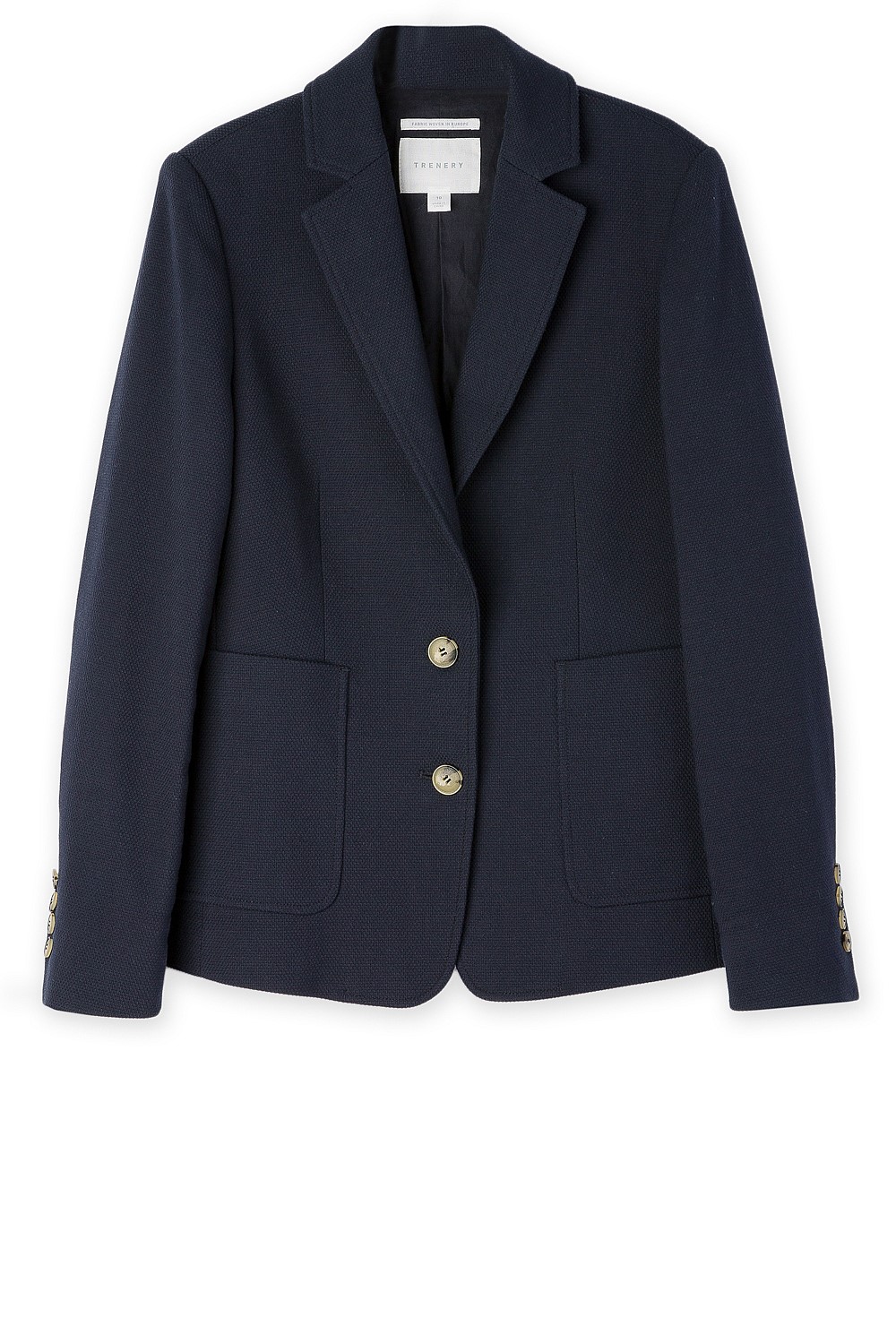 Textured Cotton Blazer