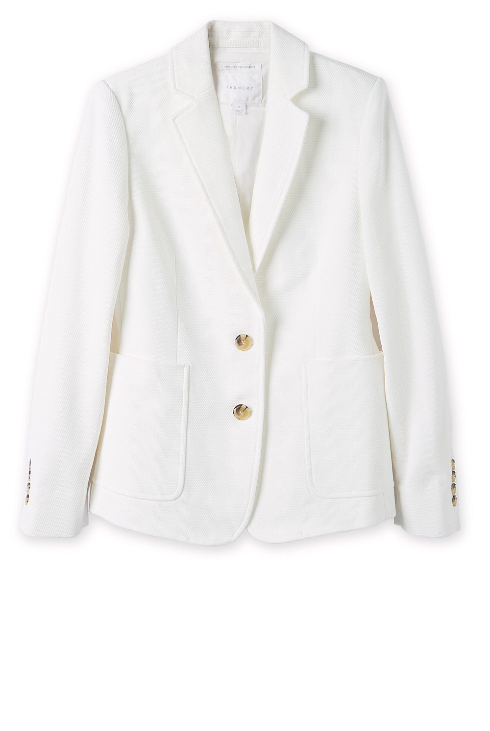 Textured Cotton Blazer