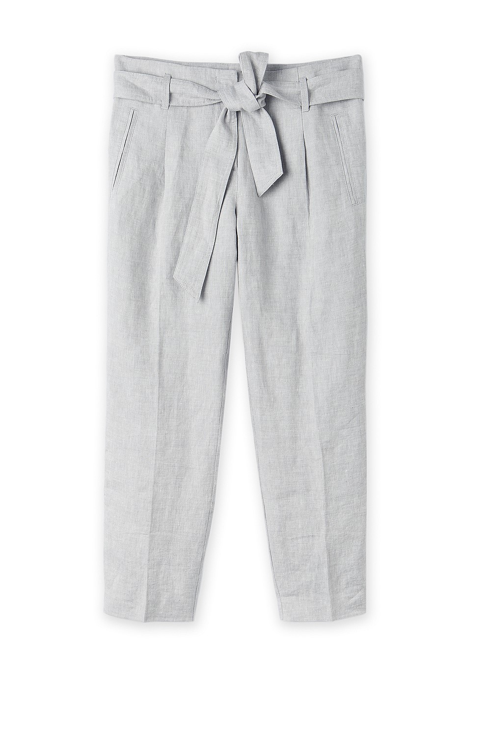 Linen Yarn Dyed Herringbone Pant