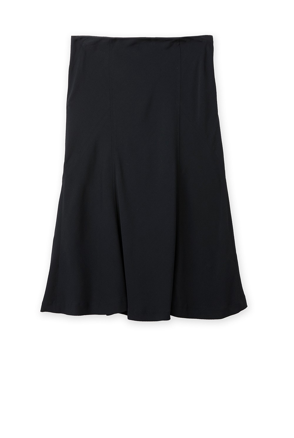 Viscose Wool Twill Skirt