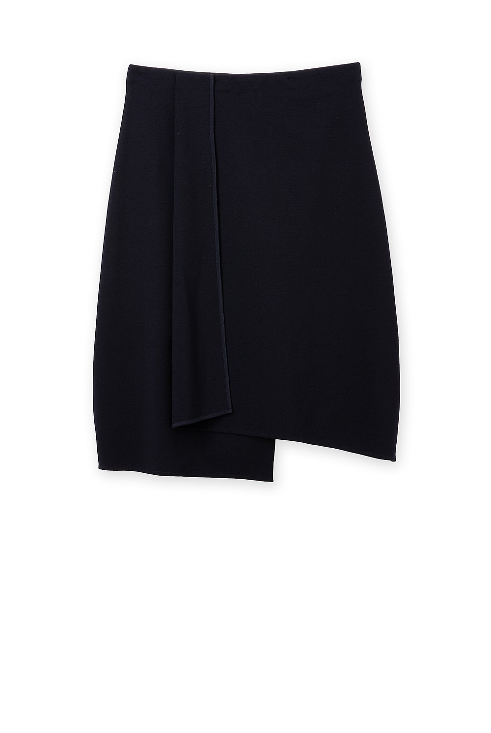 Ponte Fold Detail Skirt