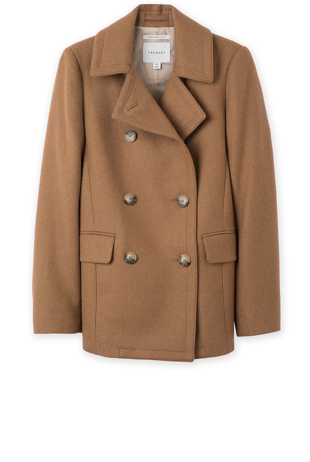 Texture Wool Blend Peacoat