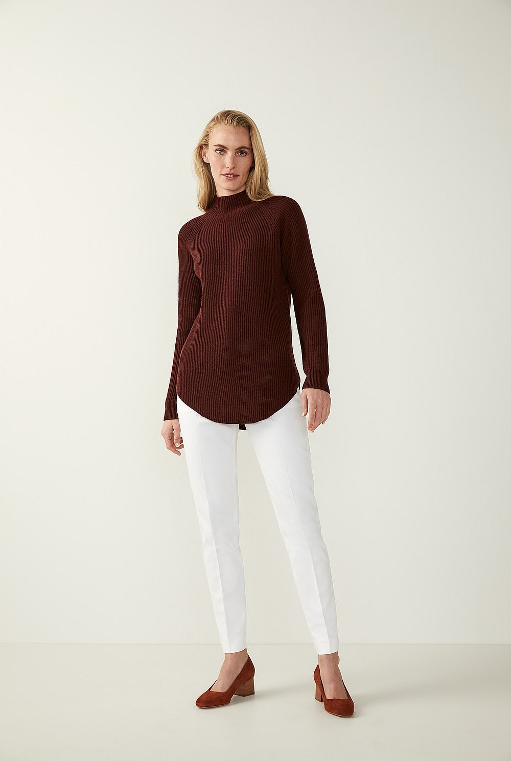 Stretch Cotton Tailored Trouser