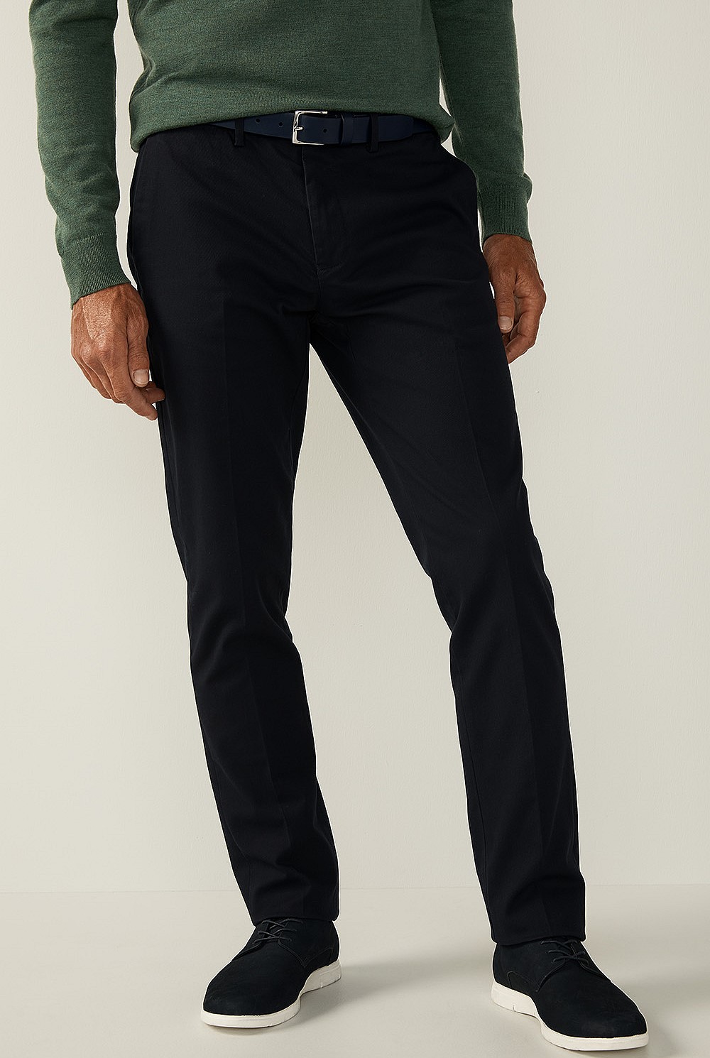 Refined Cotton Stretch Trouser