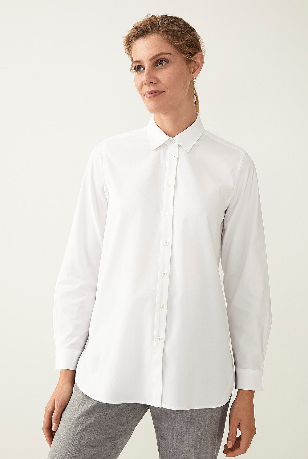 Longline Cotton Shirt