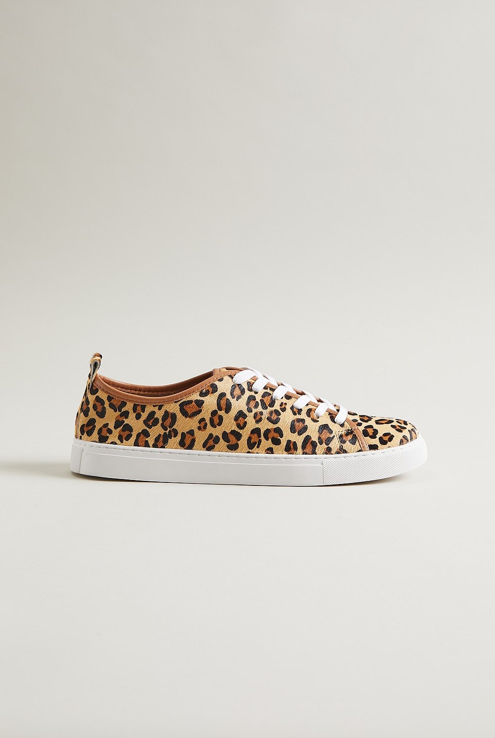 Gayle Leopard Print Leather Sneaker