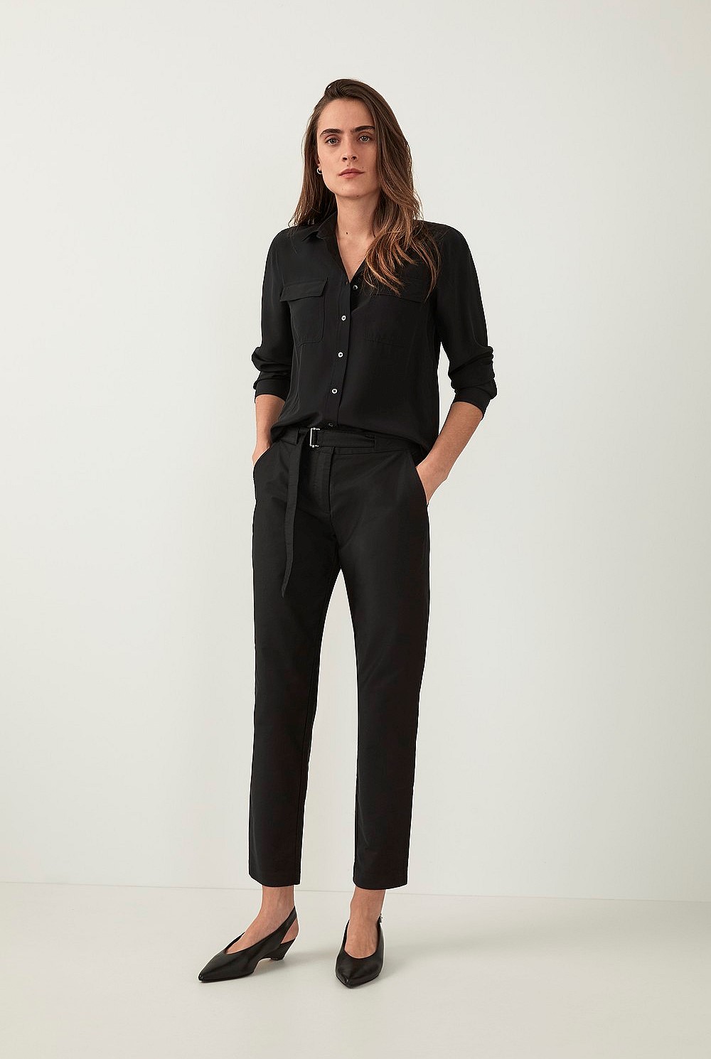 Cotton Belted Pant