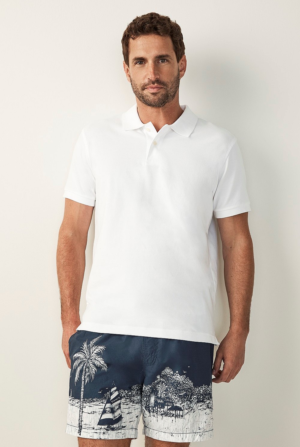 Palm Print Swim Short