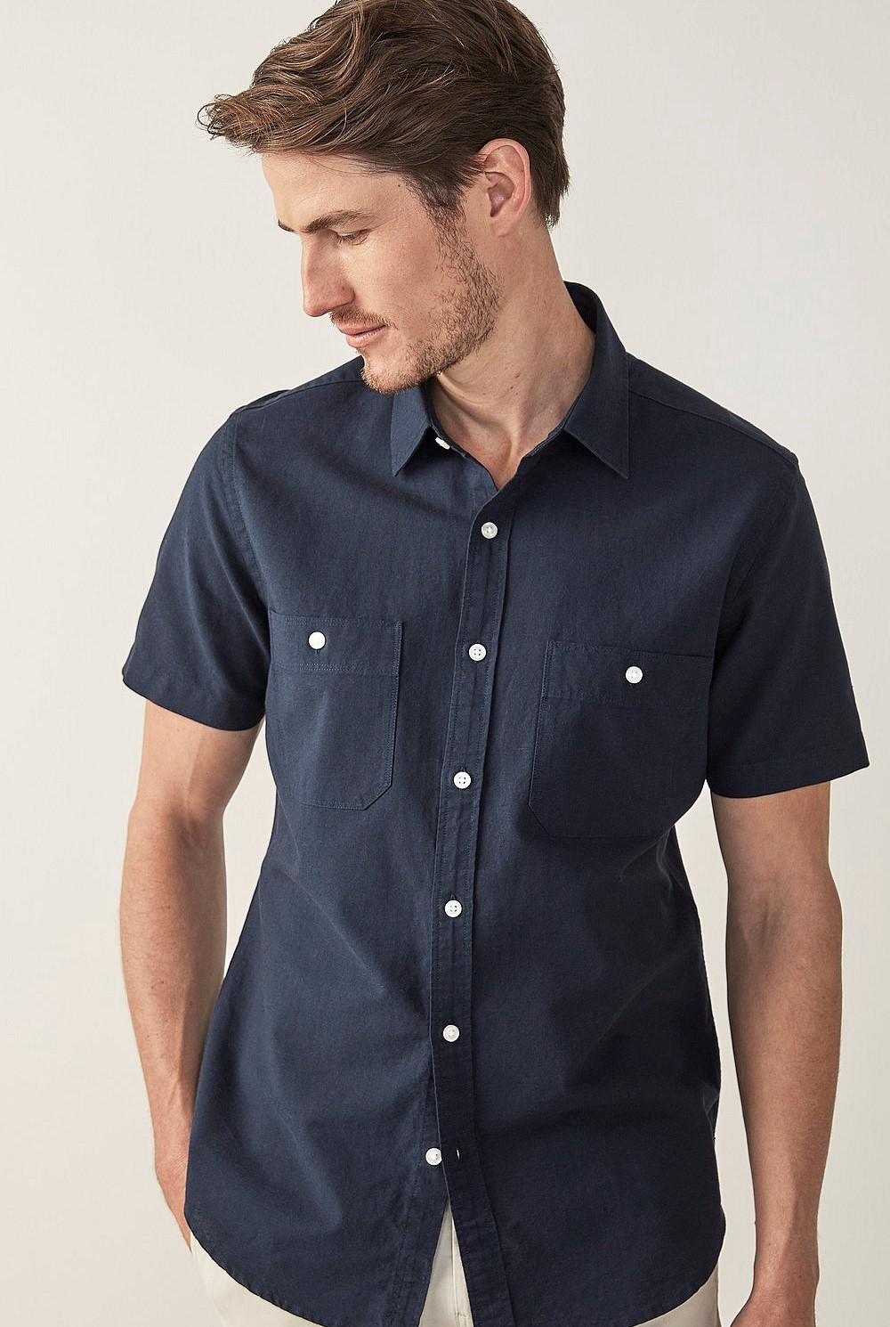 Short Sleeve Oxford Shirt