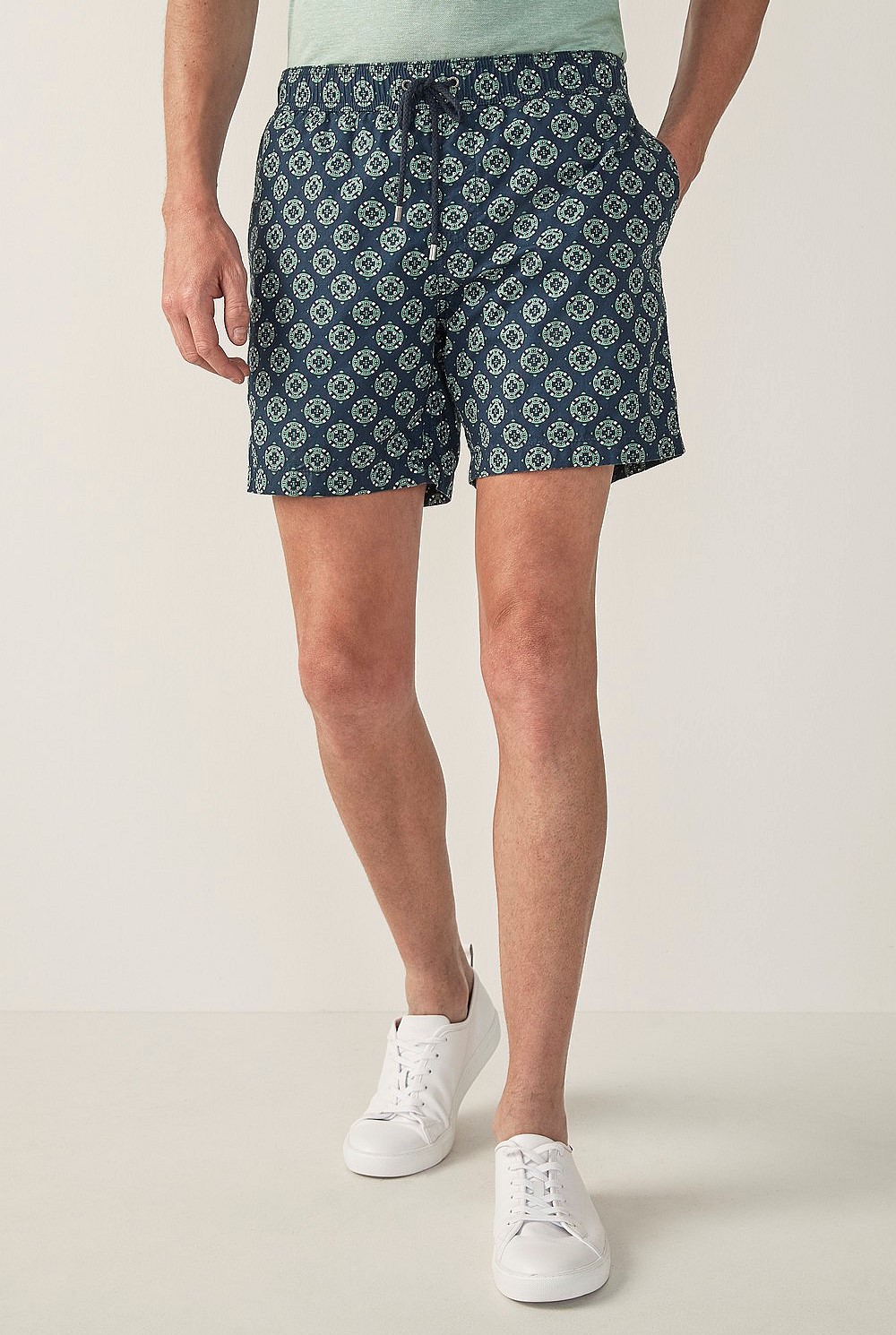 Foulard Print Swim Short