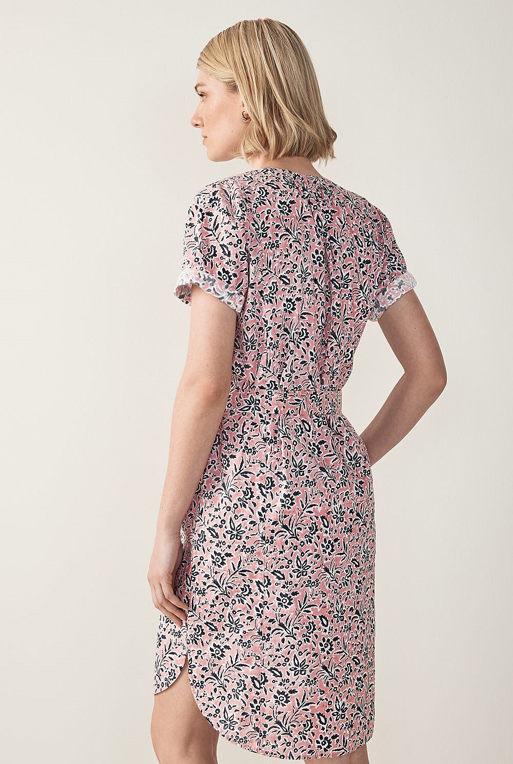 Floral Block Print Dress