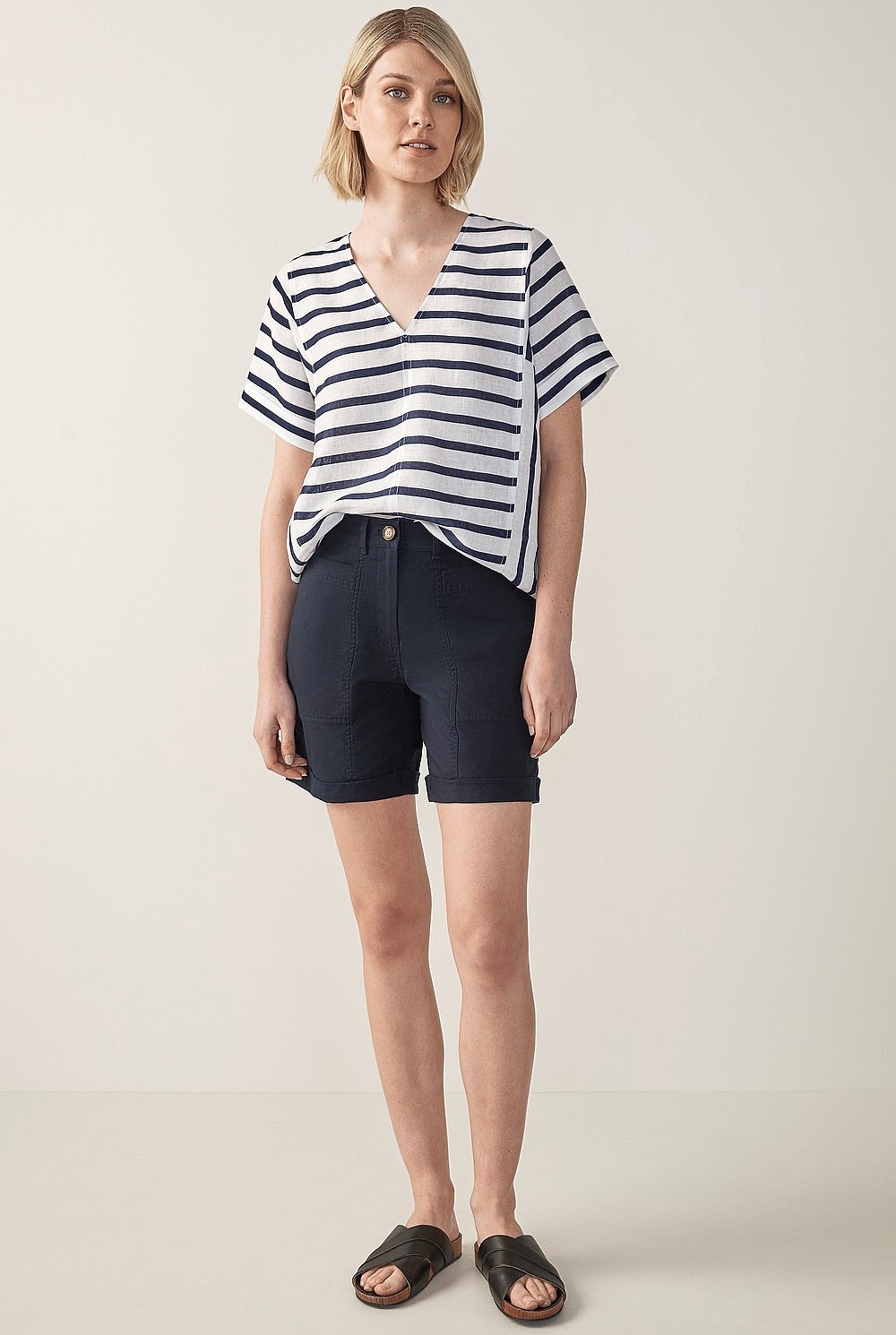 Cotton Canvas Short