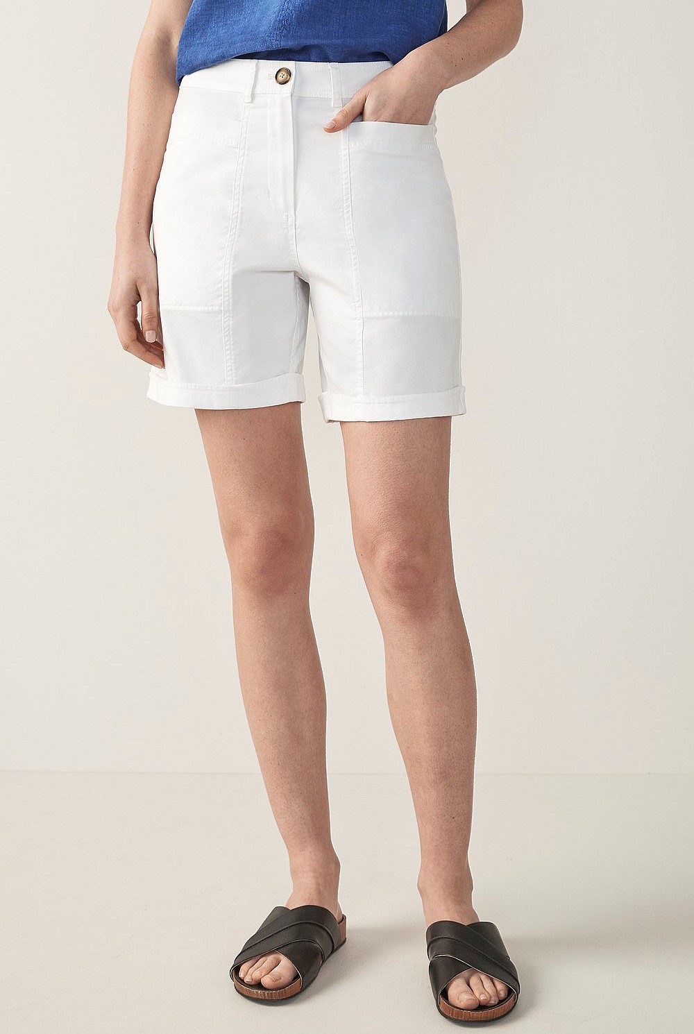 Cotton Canvas Short