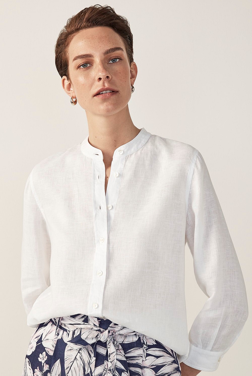 Linen Longline Shirt