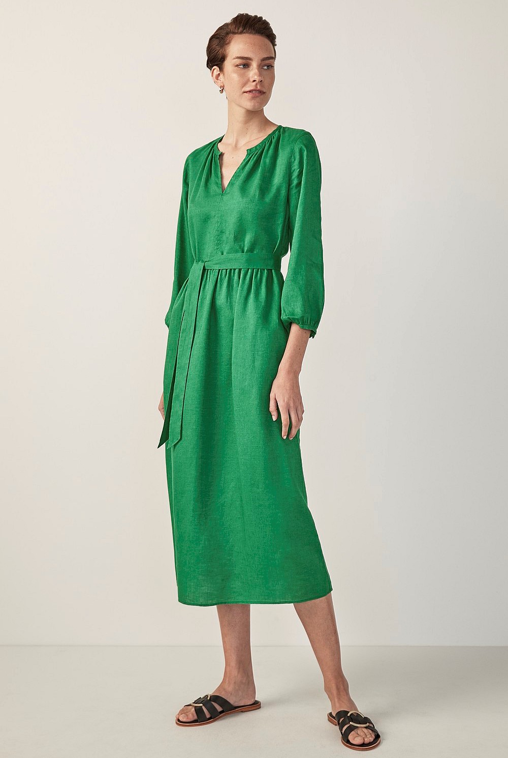 Linen Bohemian Dress