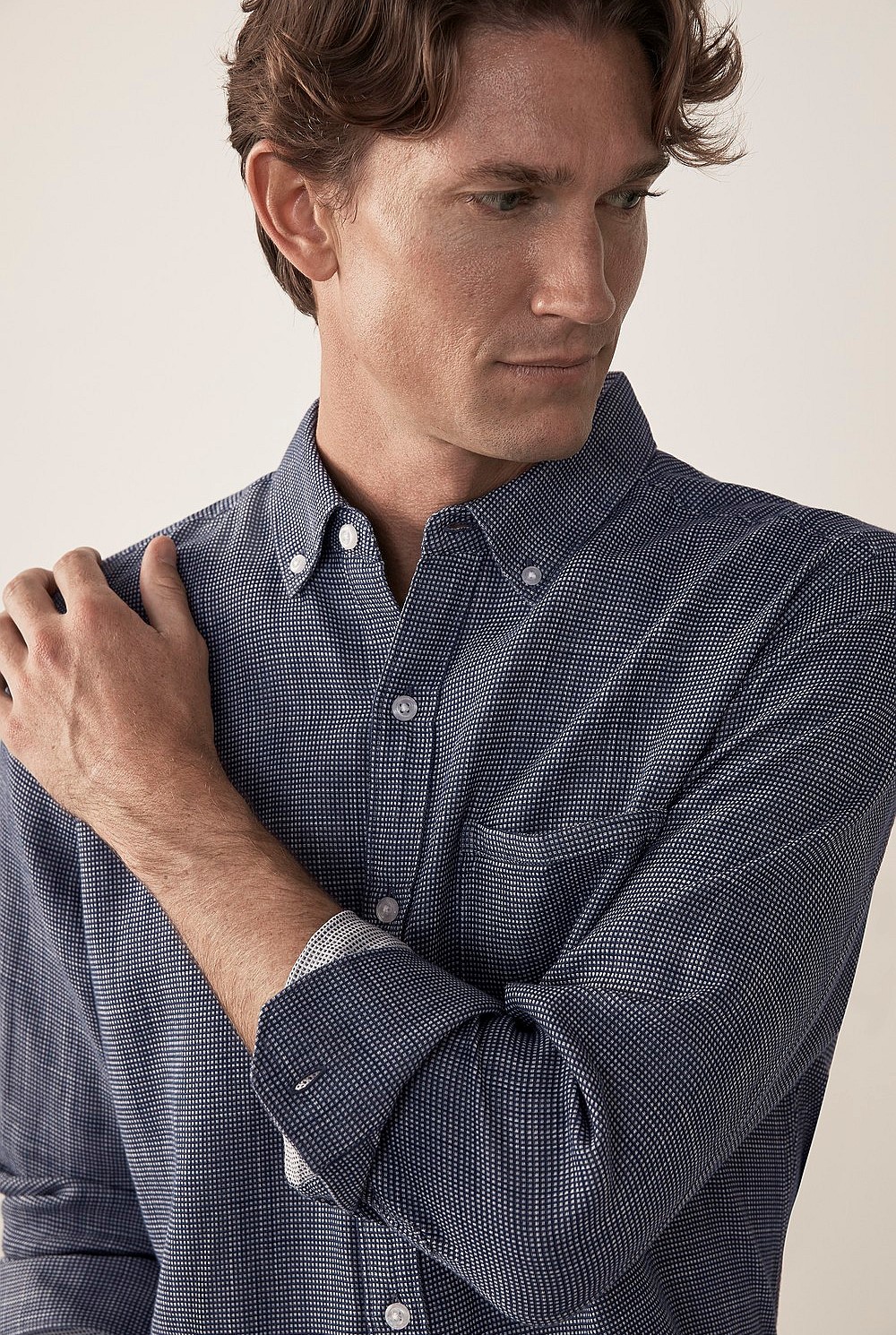 Textured Double Weave Shirt