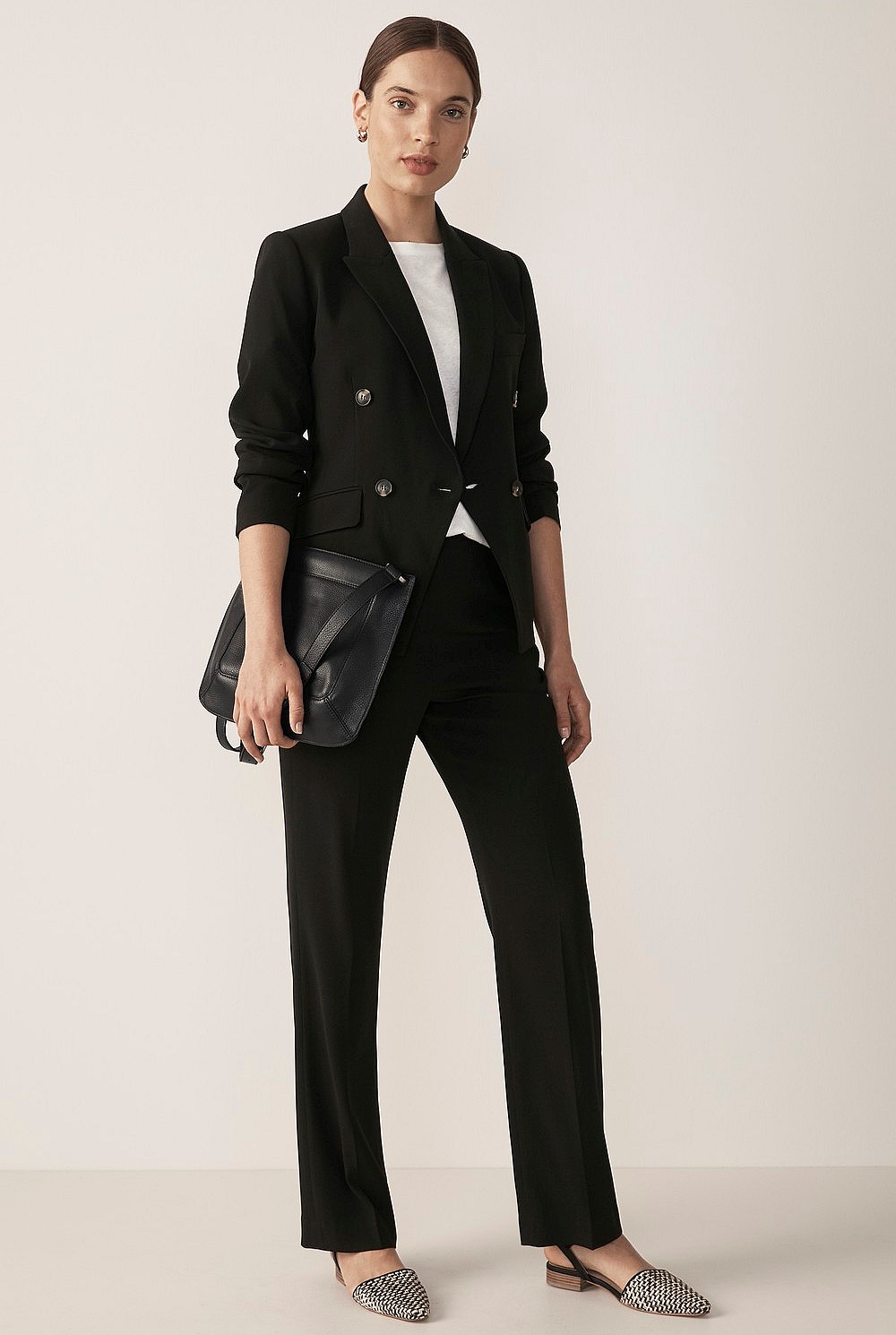 Triacetate Double Breasted Blazer
