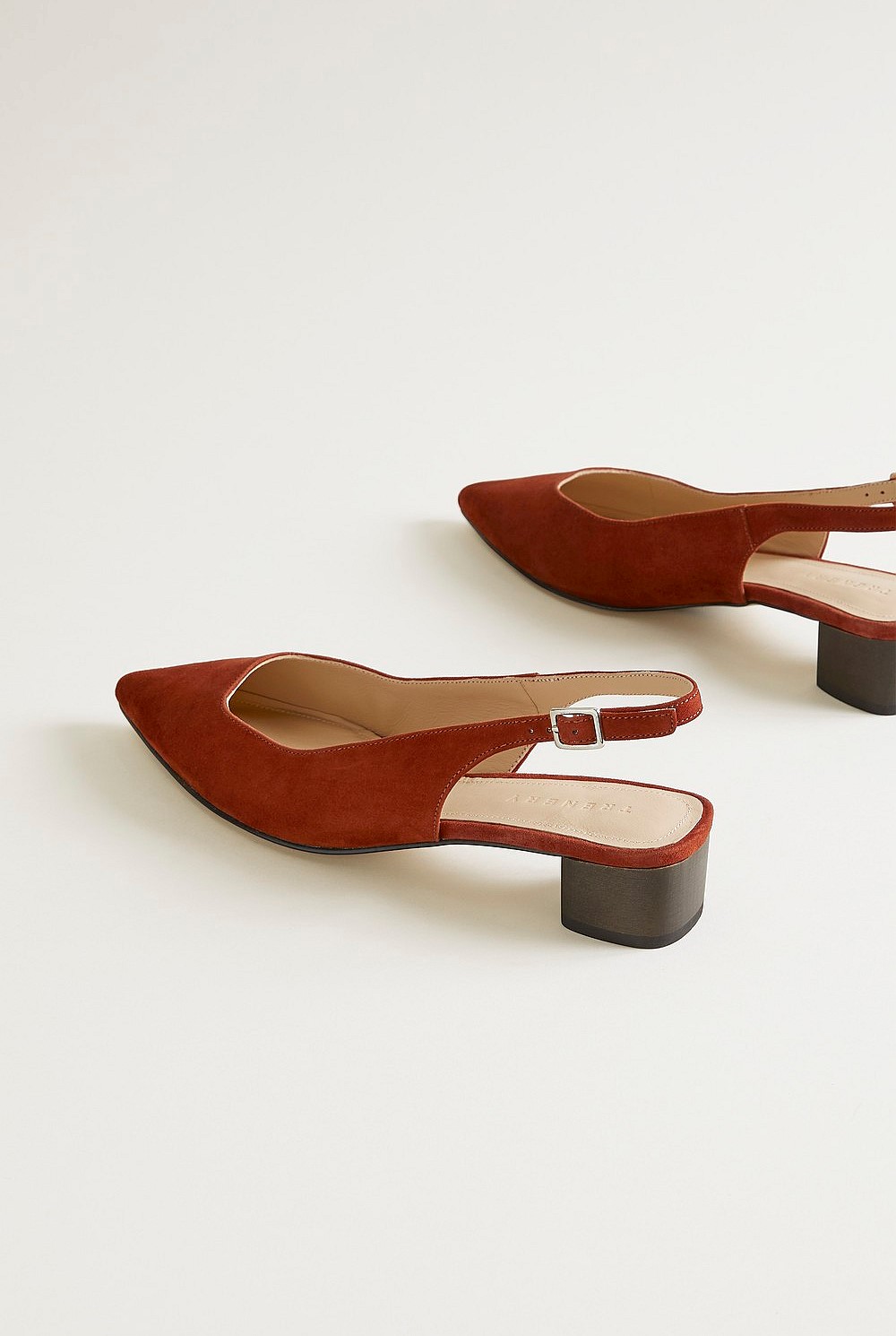 Ainslie Suede Mid Heel