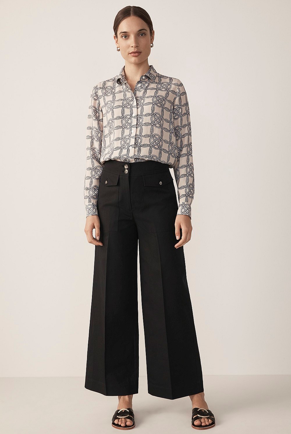 Wide Leg Utility Pant