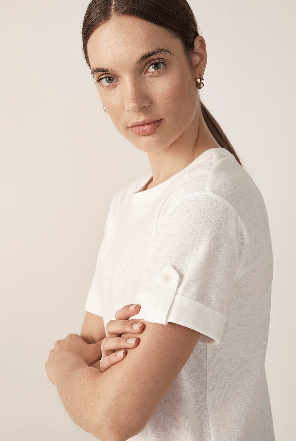 Tab Sleeve T-Shirt